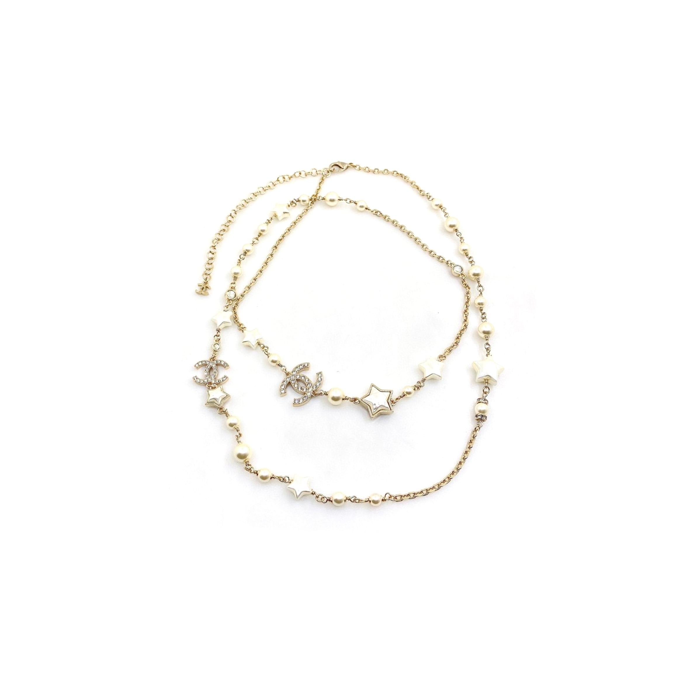 Ch*el star pearl necklace abe601